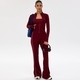 long Sport Jacket Set Women Yoga Slimming Fitness Active Wear