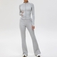 long Sport Jacket Set Women Yoga Slimming Fitness Active Wear