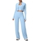 women's Yoga Set With Leggings And Long Sleeve Top