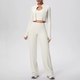 women's Yoga Set With Leggings And Long Sleeve Top