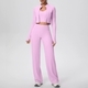 women's Yoga Set With Leggings And Long Sleeve Top