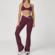 women's Yoga Set 2 Piece Shorts Vest Workout Bra High Waist Gym Flares Legging Fitness Wear