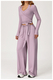 yoga Gym Set 2 Pieces Women Wide Leg Straight Pants Sports Tank Suit