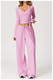 yoga Gym Set 2 Pieces Women Wide Leg Straight Pants Sports Tank Suit