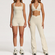 high Waist Leggings And Sports Vest Yoga Set 2 Pieces