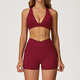 high Waist Leggings And Sports Vest Yoga Set 2 Pieces
