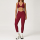 high Waist Leggings And Sports Vest Yoga Set 2 Pieces