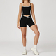 yoga Set 2 Piece Workout Outfit High Waist Leggings Athletic Wear