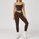 yoga Set 2 Piece Workout Outfit High Waist Leggings Athletic Wear