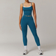 yoga Set 2 Piece Workout Outfit High Waist Leggings Athletic Wear
