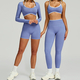 two Piece Yoga Set Women Tracksuit Athletic Gym Sports Bra Leggings