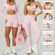 two Piece Yoga Set Women Tracksuit Athletic Gym Sports Bra Leggings