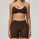 two Piece Yoga Set Women Tracksuit Athletic Gym Sports Bra Leggings