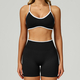 two Piece Yoga Set Women Tracksuit Athletic Gym Sports Bra Leggings