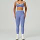 two Piece Yoga Set Women Tracksuit Athletic Gym Sports Bra Leggings