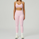 two Piece Yoga Set Women Tracksuit Athletic Gym Sports Bra Leggings