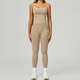 two Piece Yoga Set Women Tracksuit Athletic Gym Sports Bra Leggings