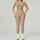 two Piece Yoga Set Women Tracksuit Athletic Gym Sports Bra Leggings