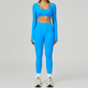 two Piece Yoga Set Women Tracksuit Athletic Gym Sports Bra Leggings