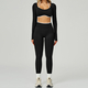 two Piece Yoga Set Women Tracksuit Athletic Gym Sports Bra Leggings