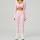 two Piece Yoga Set Women Tracksuit Athletic Gym Sports Bra Leggings