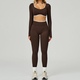 two Piece Yoga Set Women Tracksuit Athletic Gym Sports Bra Leggings