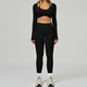 two Piece Yoga Set Women Tracksuit Athletic Gym Sports Bra Leggings