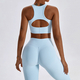 seamless Yoga Set Workout Clothes With Sports Bra And Leggings