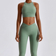 seamless Yoga Set Workout Clothes With Sports Bra And Leggings