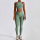 seamless Yoga Set Workout Clothes With Sports Bra And Leggings