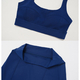 women's Yoga Set 2-Piece No Logo Tank Top High Waist Seamless Shorts Workout Outfit