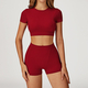 women's Yoga Set 2-Piece No Logo Tank Top High Waist Seamless Shorts Workout Outfit