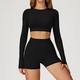 women's Yoga Set 2-Piece No Logo Tank Top High Waist Seamless Shorts Workout Outfit