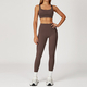 women's Yoga Set 2-Piece No Logo Tank Top High Waist Seamless Shorts Workout Outfit