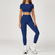 women's Yoga Set 2-Piece No Logo Tank Top High Waist Seamless Shorts Workout Outfit