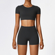 yoga Set For Women Gym 2 Piece Tight Quick-Drying Fitness Wear Outdoor Running Suit Sports High Waist Leggings Workout