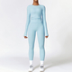 yoga Set For Women Gym 2 Piece Tight Quick-Drying Fitness Wear Outdoor Running Suit Sports High Waist Leggings Workout