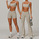 yoga Set Women Sportswear Gym Sports Bra Shorts Leggings Naked Feeling Fitness Clothing