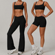 yoga Set Women Sportswear Gym Sports Bra Shorts Leggings Naked Feeling Fitness Clothing