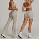 yoga Set Women Sportswear Gym Sports Bra Shorts Leggings Naked Feeling Fitness Clothing