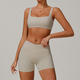 yoga Set Women Sportswear Gym Sports Bra Shorts Leggings Naked Feeling Fitness Clothing