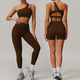 two-Piece Yoga Workout Set With Sports Bra And Leggings