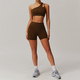two-Piece Yoga Workout Set With Sports Bra And Leggings