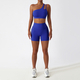 two-Piece Yoga Workout Set With Sports Bra And Leggings