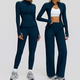 women's 2-Piece Yoga Set - Long Sleeve Top & Gym Leggings