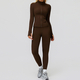 women's 2-Piece Yoga Set - Long Sleeve Top & Gym Leggings