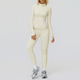 women's 2-Piece Yoga Set - Long Sleeve Top & Gym Leggings