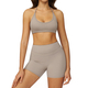 women’S 2 Piece Yoga Tracksuit With Cross Back Long Sleeve Top And Leggings