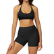 women’S 2 Piece Yoga Tracksuit With Cross Back Long Sleeve Top And Leggings