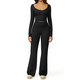 women’S 2 Piece Yoga Tracksuit With Cross Back Long Sleeve Top And Leggings